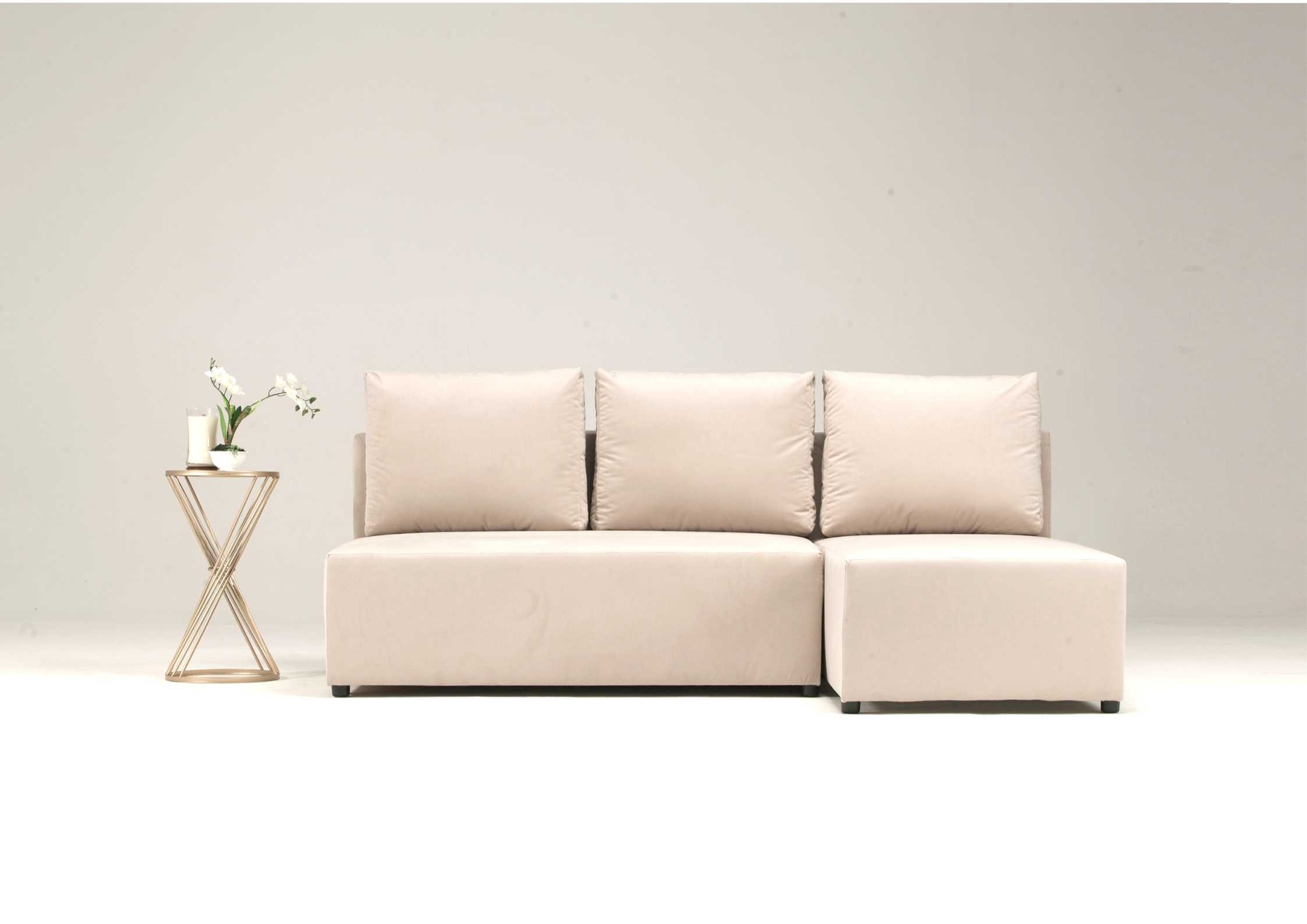 Mały narożnik 200cm beżowy Esti